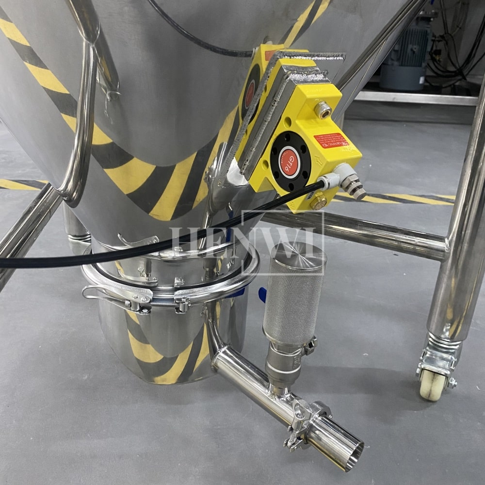 Henwi HWFM-Powder Vacuum Feeder Milk Coffee Tea Spice Pepper Powder Seasoning Grain Plant Food Cosmetics Granule Feeding Machine