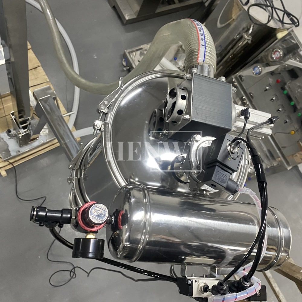 Henwi HWFM-Powder Vacuum Feeder Milk Coffee Tea Spice Pepper Powder Seasoning Grain Plant Food Cosmetics Granule Feeding Machine