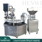 Henwi HWFM-RFC-2 Two Nozzles Semi Automatic Liquid Bottling Filling Machine 2 Heads Bottle Filler