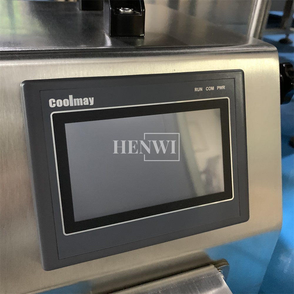 Henwi HWFM-S-CPF 1 Nozzle Semi-Auto Ceramic Pump Model Liquid Filling Bottling Machine 1 Head Micro Volume Filler