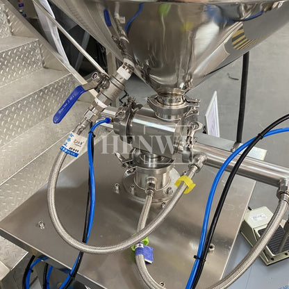 Henwi HWFM-S-CTF 1 Nozzle Semi-Auto Constant Temperature Liquid Mixing Heating Bottling Filling Machine One Head Bottle Filler With Mixer Heater