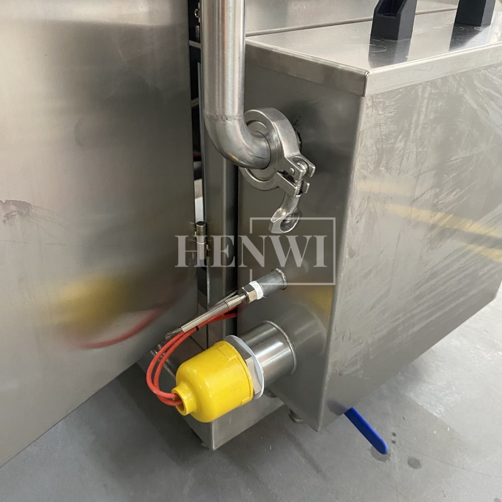 Henwi HWFM-S-CTF 1 Nozzle Semi-Auto Constant Temperature Liquid Mixing Heating Bottling Filling Machine One Head Bottle Filler With Mixer Heater
