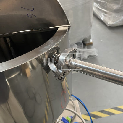 Henwi HWFM-S-CTF 1 Nozzle Semi-Auto Constant Temperature Liquid Mixing Heating Bottling Filling Machine One Head Bottle Filler With Mixer Heater