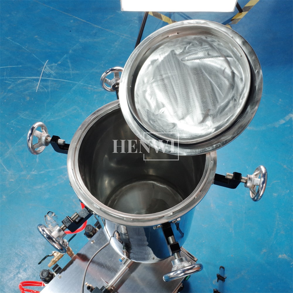 Henwi HWFM-S-HPF 1 Nozzle Semi-Auto Small Volume Liquid Bottling Filling Packing Machine 1 Head Bottle Horizontal Pressure Filler