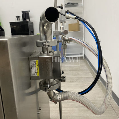 Henwi HWFM-S-RP 1 Nozzle Semi-Auto Gear Pump Model Liquid Filling Bottling Machine One Head Bottle Jar Filler