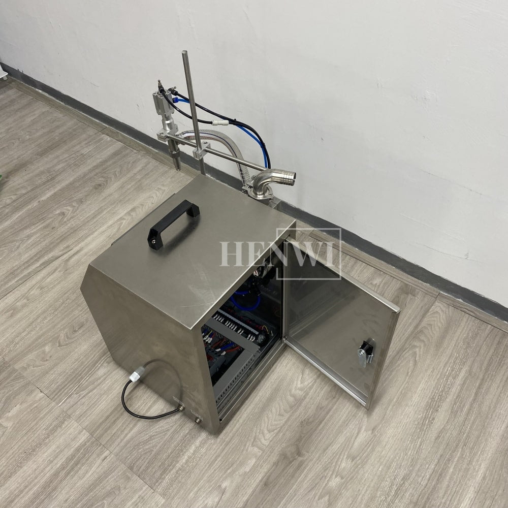 Henwi HWFM-S-RP 1 Nozzle Semi-Auto Gear Pump Model Liquid Filling Bottling Machine One Head Bottle Jar Filler