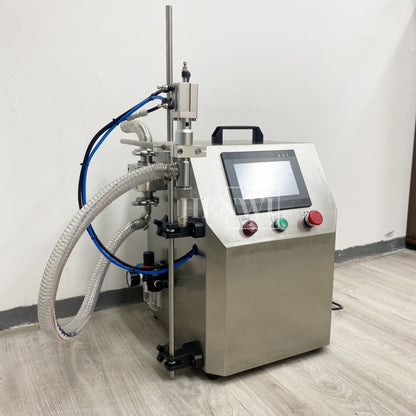 Henwi HWFM-S-RP 1 Nozzle Semi-Auto Gear Pump Model Liquid Filling Bottling Machine One Head Bottle Jar Filler