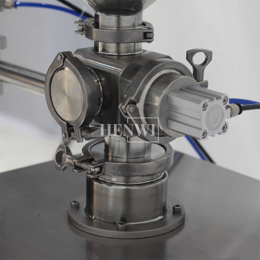 Henwi HWFM-S-VPF 1 Nozzle Semi-Auto Small Volume Liquid Bottling Filling Packing Machine 1 Head Bottle Vertical Pressure Filler