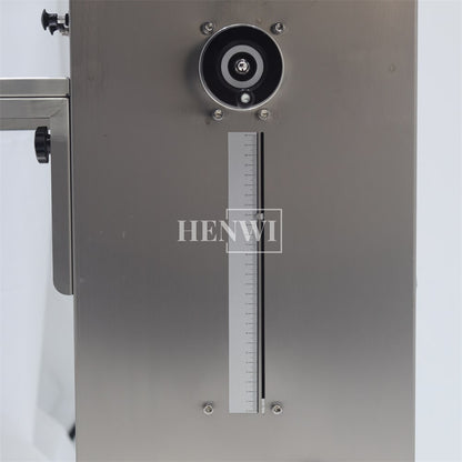 Henwi HWFM-S-VPF 1 Nozzle Semi-Auto Small Volume Liquid Bottling Filling Packing Machine 1 Head Bottle Vertical Pressure Filler