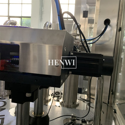 Henwi HWFM-T-2 Two Nozzles Tracking Model Automatic Liquid Bottling Filling Packing Machine 2 Heads Bottle Moving Filler