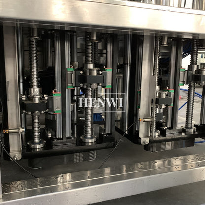 Henwi HWFM-T-2 Two Nozzles Tracking Model Automatic Liquid Bottling Filling Packing Machine 2 Heads Bottle Moving Filler