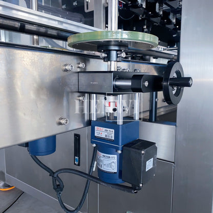 Henwi HWFM-T-4 Four Nozzles Tracking Model Automatic Liquid Bottling Filling Packing Machine 4 Heads Bottle Moving Filler