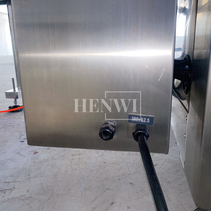 Henwi HWFM-T-4 Four Nozzles Tracking Model Automatic Liquid Bottling Filling Packing Machine 4 Heads Bottle Moving Filler