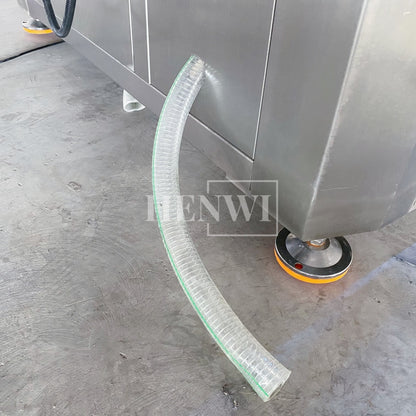 Henwi HWFM-T-4 Four Nozzles Tracking Model Automatic Liquid Bottling Filling Packing Machine 4 Heads Bottle Moving Filler