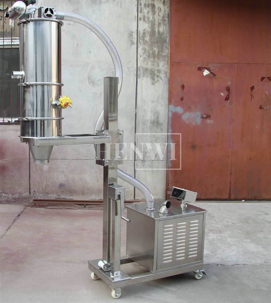 Henwi HWFM-Powder Vacuum Feeder Milk Coffee Tea Spice Pepper Powder Seasoning Grain Plant Food Cosmetics Granule Feeding Machine