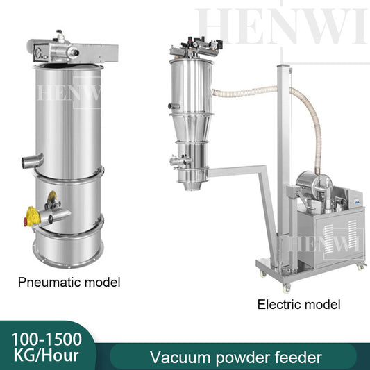 Henwi HWFM-Powder Vacuum Feeder Milk Coffee Tea Spice Pepper Powder Seasoning Grain Plant Food Cosmetics Granule Feeding Machine