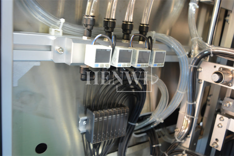 Henwi HWFSM-4 Lane Facial Sheet Mask Filler Sealer Four Positions Model Beauty Non-Woven Fabrics Filler and Sealer Machine