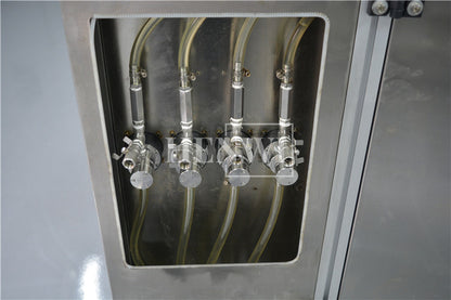 Henwi HWFSM-4 Lane Facial Sheet Mask Filler Sealer Four Positions Model Beauty Non-Woven Fabrics Filler and Sealer Machine