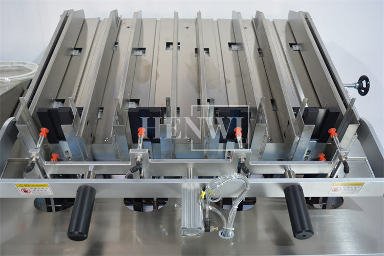 Henwi HWFSM-4 Lane Facial Sheet Mask Filler Sealer Four Positions Model Beauty Non-Woven Fabrics Filler and Sealer Machine