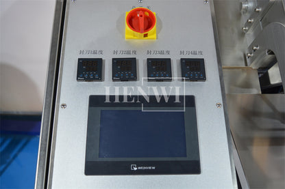 Henwi HWFSM-4 Lane Facial Sheet Mask Filler Sealer Four Positions Model Beauty Non-Woven Fabrics Filler and Sealer Machine