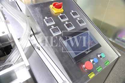 Henwi HWFSM-6 Lane Facial Sheet Mask Filler Sealer Six Lane Cosmetic Beauty Mask Facial Sheet Mask Pack Making Filling Sealing Machine