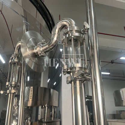 Máquina mezcladora de tanque de calentamiento y homogeneización con cubierta plegable y modelo de plataforma fija Henwi HWHM-F-2000L