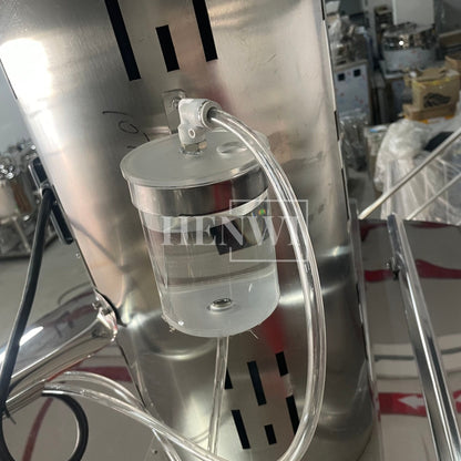 Máquina mezcladora de tanque de calentamiento y homogeneización con cubierta plegable y modelo de plataforma fija Henwi HWHM-F-2000L