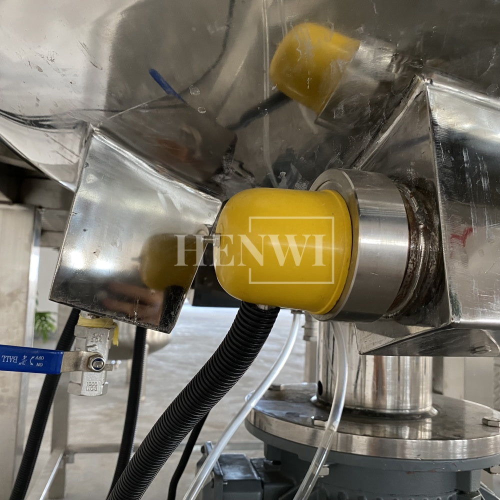 Henwi HWHM-F-500L Fixed Platform Model Half-Opened Foldable Cover Homogenizing Heating Mixer Tank Machine