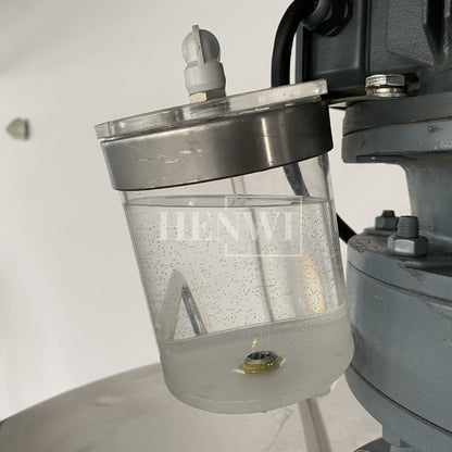 Henwi HWHM-F-500L Fixed Platform Model Half-Opened Foldable Cover Homogenizing Heating Mixer Tank Machine