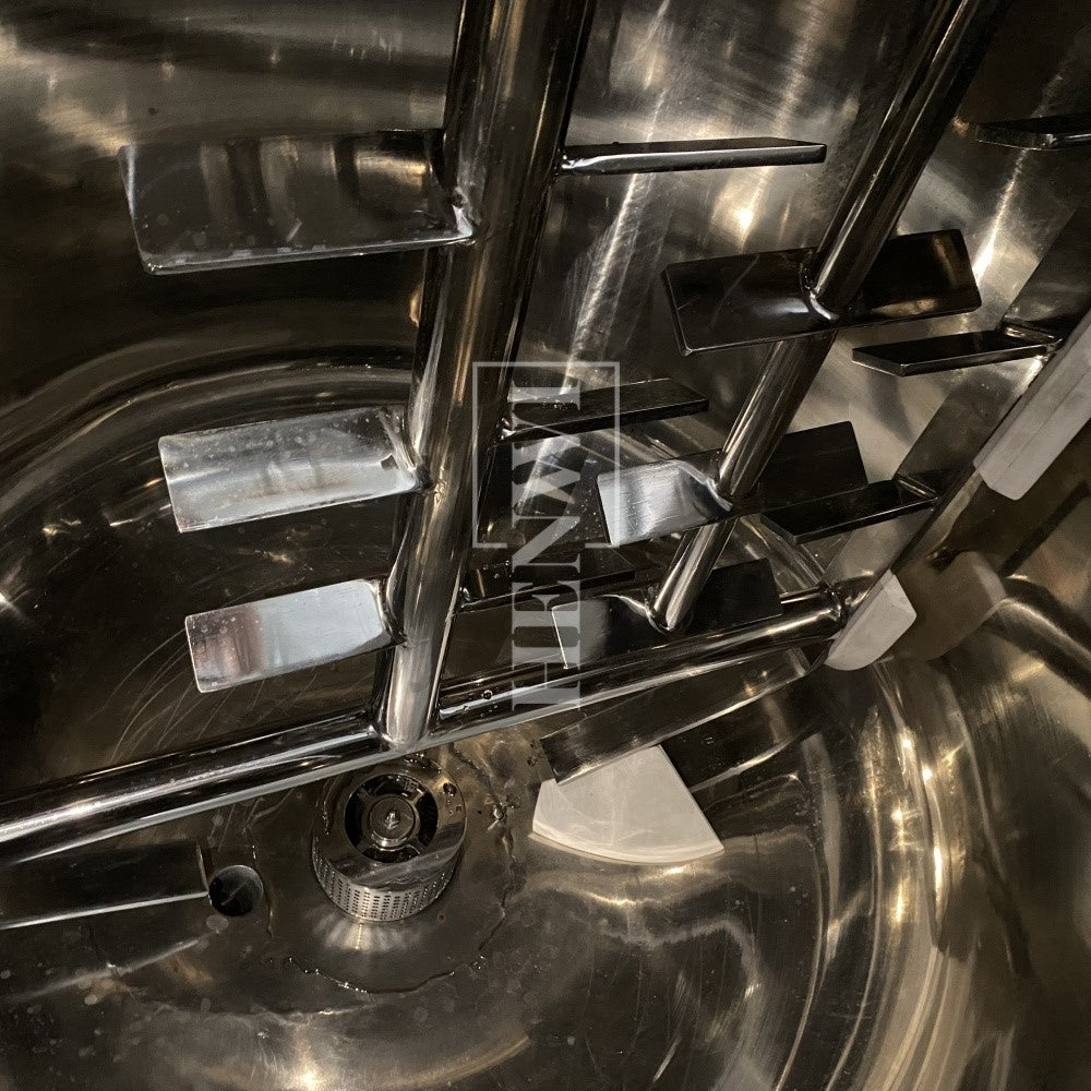 Henwi HWHM-F-500L Fixed Platform Model Half-Opened Foldable Cover Homogenizing Heating Mixer Tank Machine