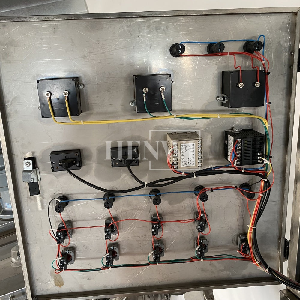 Henwi HWHM-F-500L Fixed Platform Model Half-Opened Foldable Cover Homogenizing Heating Mixer Tank Machine