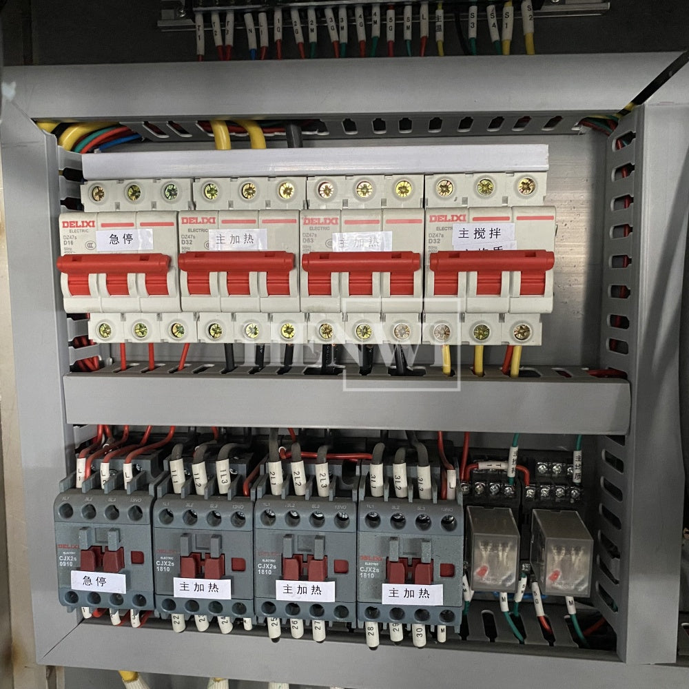 Henwi HWHM-F-500L Fixed Platform Model Half-Opened Foldable Cover Homogenizing Heating Mixer Tank Machine