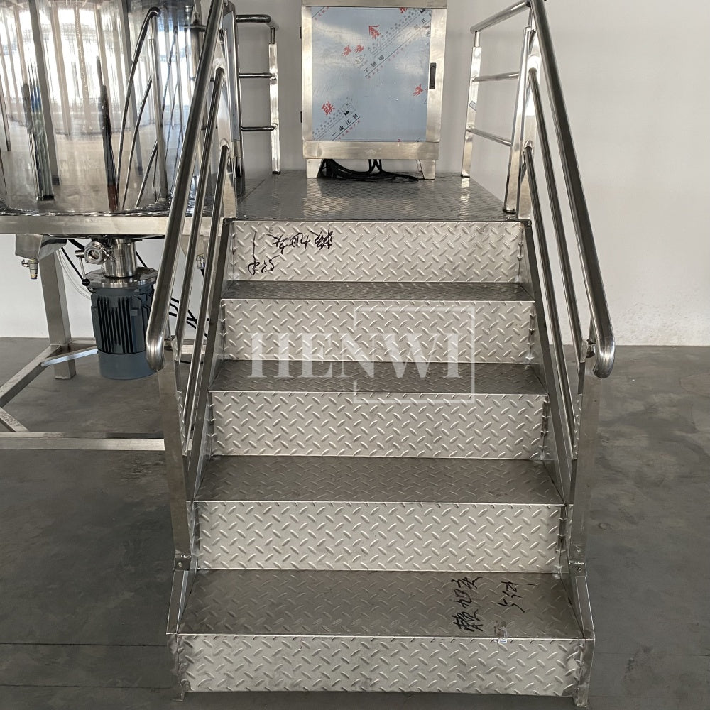 Henwi HWHM-F-500L Fixed Platform Model Half-Opened Foldable Cover Homogenizing Heating Mixer Tank Machine