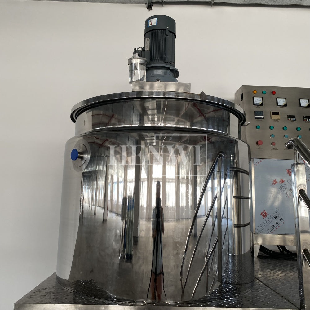 Henwi HWHM-F-500L Fixed Platform Model Half-Opened Foldable Cover Homogenizing Heating Mixer Tank Machine