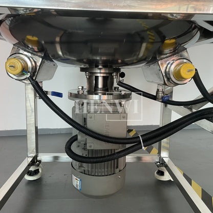 Henwi HWHM-M-200L Mobile Model Half-Opened Foldable Cover Homogenizing Heating Mixer Tank Machine