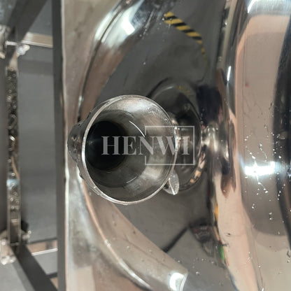 Henwi HWHM-M-200L Mobile Model Half-Opened Foldable Cover Homogenizing Heating Mixer Tank Machine