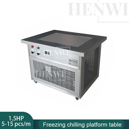 Henwi HWKH-Chilling Platform Table Lipstick Lippie Freezing Machine Lip Care Balm Chiller Desk Lip Cream Cooling Chilling Equipment for Cosmetics Lip Oil