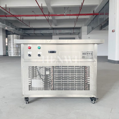 Henwi HWKH-Chilling Platform Table Lipstick Lippie Freezing Machine Lip Care Balm Chiller Desk Lip Cream Cooling Chilling Equipment for Cosmetics Lip Oil