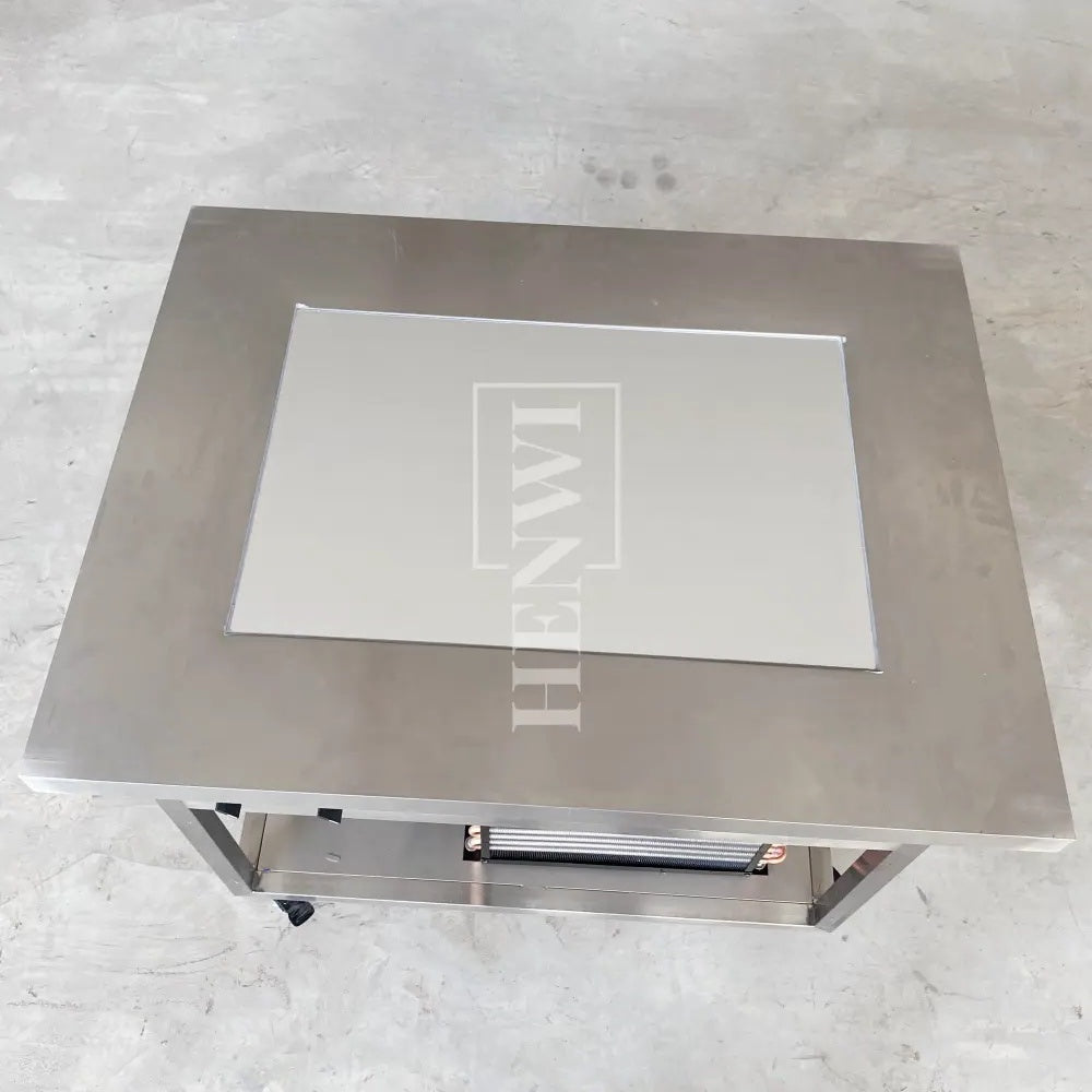 Henwi HWKH-Chilling Platform Table Lipstick Lippie Freezing Machine Lip Care Balm Chiller Desk Lip Cream Cooling Chilling Equipment for Cosmetics Lip Oil