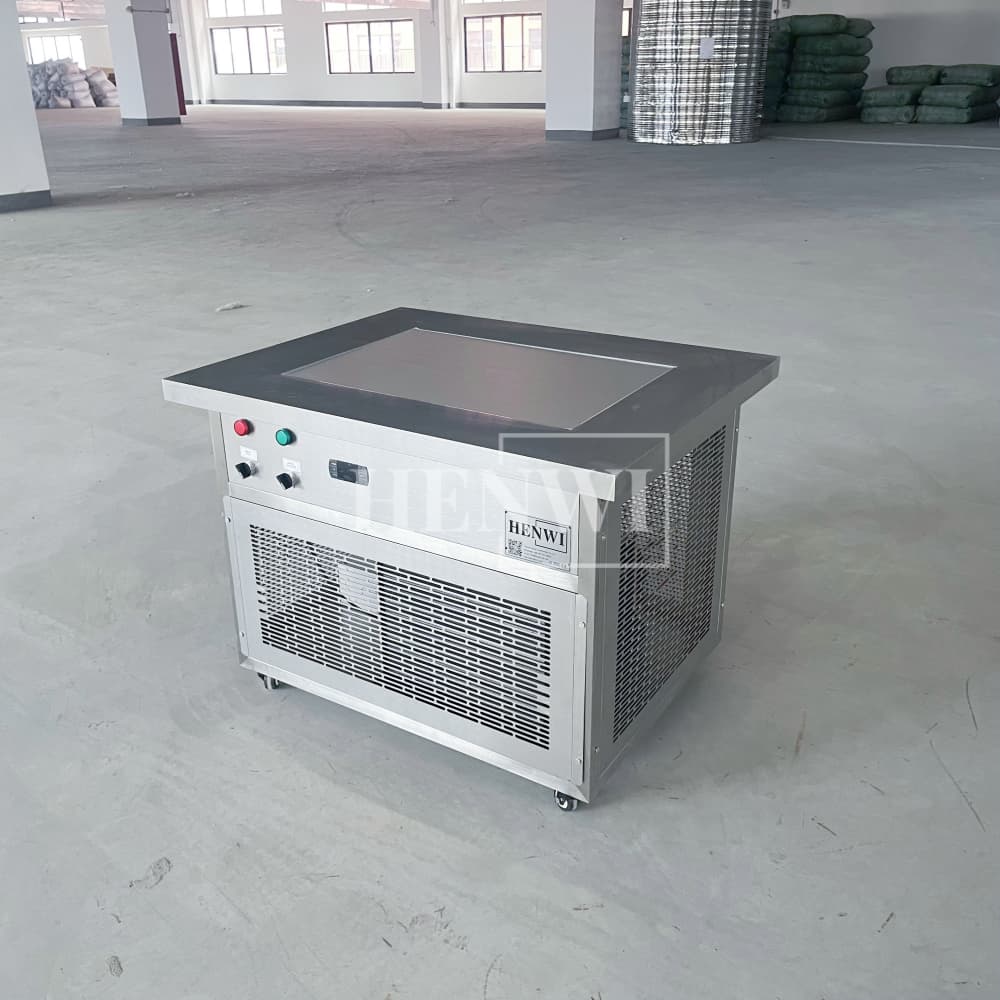 Henwi HWKH-Chilling Platform Table Lipstick Lippie Freezing Machine Lip Care Balm Chiller Desk Lip Cream Cooling Chilling Equipment for Cosmetics Lip Oil