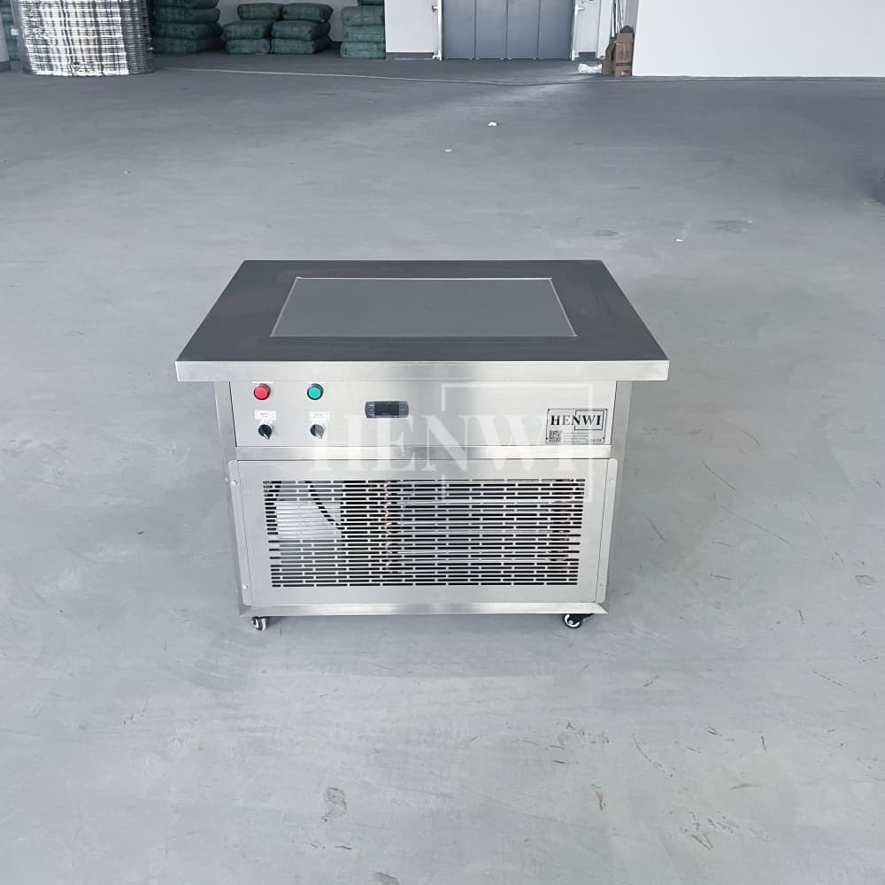 Henwi HWKH-Chilling Platform Table Lipstick Lippie Freezing Machine Lip Care Balm Chiller Desk Lip Cream Cooling Chilling Equipment for Cosmetics Lip Oil