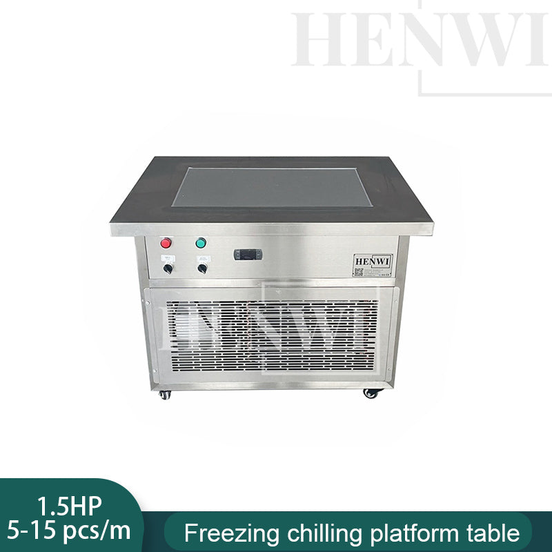 Henwi HWKH-Chilling Platform Table Lipstick Lippie Freezing Machine Lip Care Balm Chiller Desk Lip Cream Cooling Chilling Equipment for Cosmetics Lip Oil
