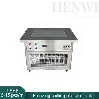 Henwi HWKH-Chilling Platform Table Lipstick Lippie Freezing Machine Lip Care Balm Chiller Desk Lip Cream Cooling Chilling Equipment for Cosmetics Lip Oil