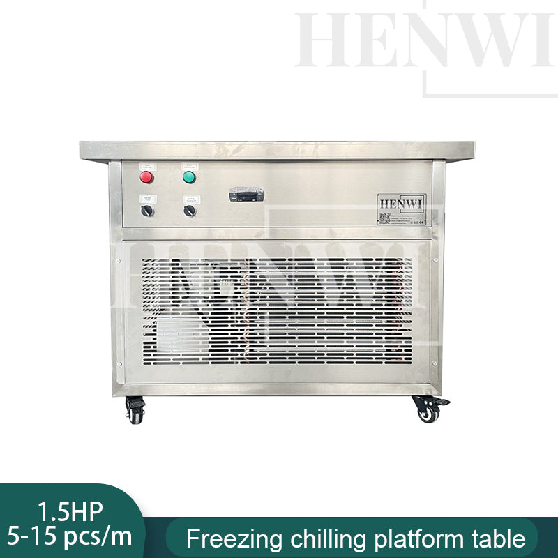 Henwi HWKH-Chilling Platform Table Lipstick Lippie Freezing Machine Lip Care Balm Chiller Desk Lip Cream Cooling Chilling Equipment for Cosmetics Lip Oil