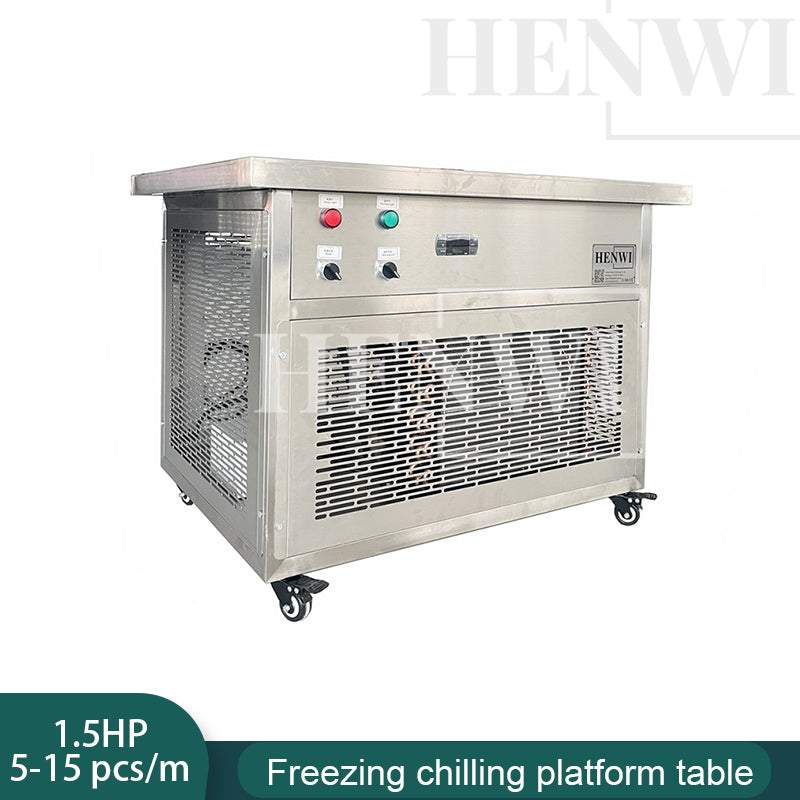 Henwi HWKH-Chilling Platform Table Lipstick Lippie Freezing Machine Lip Care Balm Chiller Desk Lip Cream Cooling Chilling Equipment for Cosmetics Lip Oil