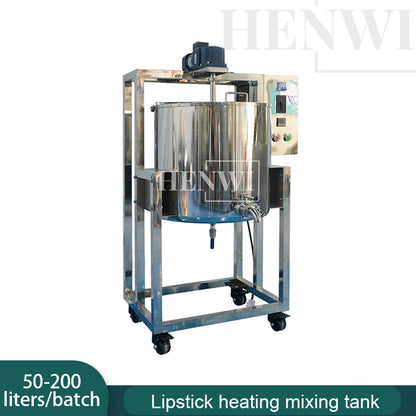 Henwi HWKH-50-200L Model Lipstick Heating Mixing Tank Lipstick Maker Mascara Heating Stirring Lipbalm Paste Lipgloss Lip Balm Oil Heater Mixer Machine