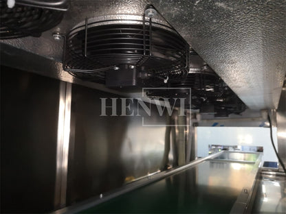 Henwi HWKH-Single Lane Chilling Tunnel Industrial Quick Freezer Tunnel Refrigerating Chilling Petroleum Jelly Lipstick Frozen Freezing Equipment Cooling Tunnel