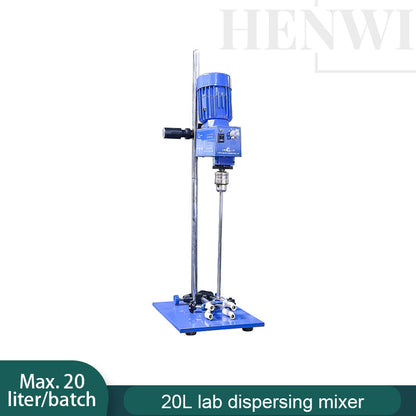 Henwi HWLD-20L Lab Dispersing Mixer Dishwasher Lotion Bath Gel Shampoo Hand Sanitiser Liquid Soap Laboratory Disperser Mixing Machine