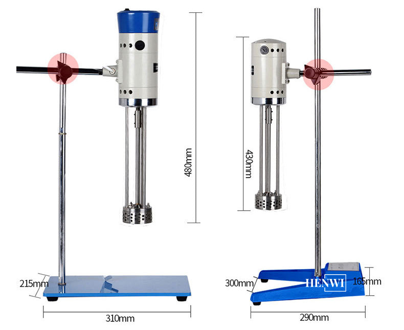 Henwi HWLD-5L Lab Homogenizing Mixer Laboratory Shampoo Dish Soap Mouthwash Water Car Wash Water Glass Cleaner Mixing Blending Homogenizer Machine