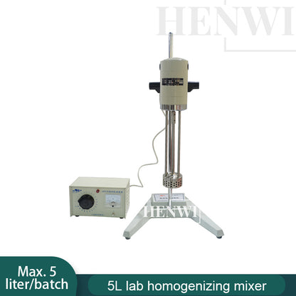 Henwi HWLD-5L Lab Homogenizing Mixer Laboratory Shampoo Dish Soap Mouthwash Water Car Wash Water Glass Cleaner Mixing Blending Homogenizer Machine